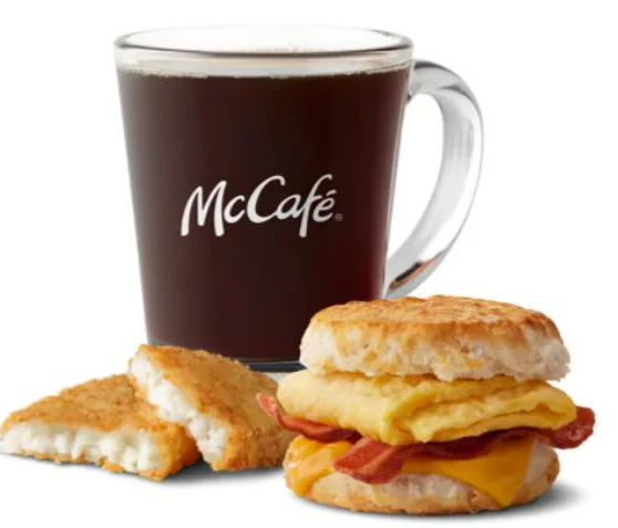 McDonald's Bacon, Egg & Cheese Biscuit Meal